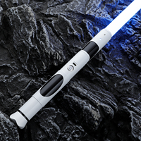 Nexus Sabers Lightsaber Logam Penuh CNC Isi Ulang yang Indah dengan Hilt XRGB Baselit Xeno3.0 Pixel Electronic Kit dan Chassis Keras