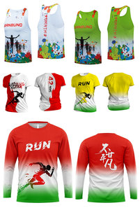 Camiseta Deportiva de Running Sublimada Personalizada, de Alta Calidad, Secado Rápido, Transpirable, Ecológica, 100% Poliéster, para Hombre - Product Image 4