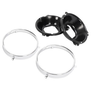 8 pièces pour <span class=keywords><strong>Chevrolet</strong></span> Chevelle 64-70 & <span class=keywords><strong>Impala</strong></span> 58-72 Ensemble de bagues et de godets de phares de camion - Product Image 4