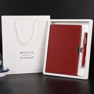 Agenda Personalizada A5, Cuaderno de Cuero PU de Lujo, Juego de Regalo con Bolígrafo, Papelería Empresarial para Uso Escolar - Product Image 3