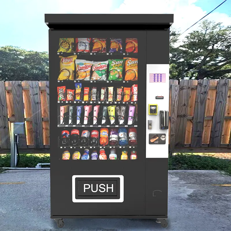 Ngoài trời Máy bán hàng tự động tủ lạnh thông minh máy bán hàng tự động chai uống Máy bán hàng tự động với giá cả cạnh tranh