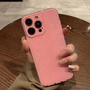 เคสโทรศัพท์มือถือแบบ TPU สีชมพูกลิตเตอร์แฟชั่นปี 2025 สำหรับ <span class=keywords><strong>iPhone</strong></span> 16 Pro Max 16e 15 13 12 11 14 Plus XS XR 7 8 <span class=keywords><strong>SE</strong></span> <span class=keywords><strong>2022</strong></span> 2020 สำหรับผู้หญิงและเด็กผู้หญิง - Product Image 5