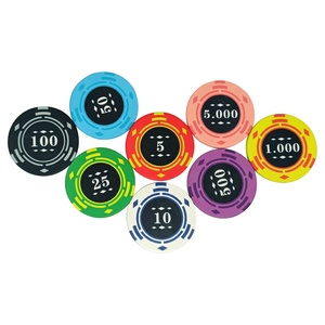 Fichas <span class=keywords><strong>de</strong></span> Póker <span class=keywords><strong>de</strong></span> Cerámica Kaile <span class=keywords><strong>de</strong></span> 39 mm y 10 g con Diferentes Valores y Logotipo Personalizado Según Sus Necesidades para <span class=keywords><strong>Juegos</strong></span> <span class=keywords><strong>de</strong></span> Mesa <span class=keywords><strong>de</strong></span> <span class=keywords><strong>Casino</strong></span> - Product Image 2