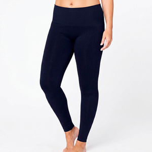 High Waist Seamless Breathable Thin Velour <b>Knitted</b> Solid Vintage Style <b>Leggings</b> for Summer - Product Image 1