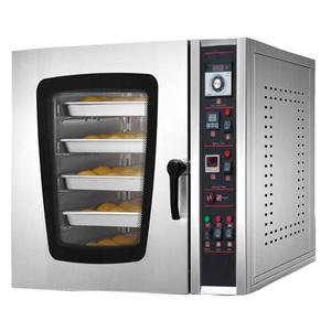 Thương mại điện đối lưu lò công nghiệp thép không gỉ không khí nóng 5 8 10 Khay đơn kính cửa lò gas 1100 - Product Image 3