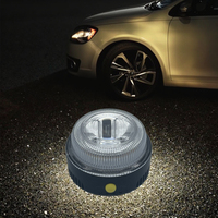 Neue 21LED 16V Magnetische Basis Gelb-Weiße Auto-Sicherheitssignalleuchte Wiederaufladbare Warnleuchte IP54 Wasserdicht CE-Zertifiziert