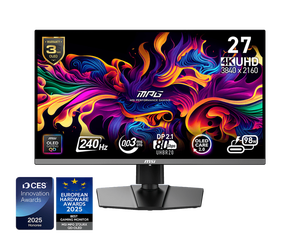 Новый игровой монитор MPG 271QR QD-OLED X50, 27 дюймов, 2560 x 1440 (WQHD), 500 Гц, Rapid IPS, плоский экран, для киберспорта - Product Image 1