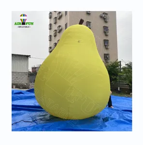 Airfun Huge giant large big high quality cheap inflatable pear apple orange peach fruit vegetable balloon model for decoration