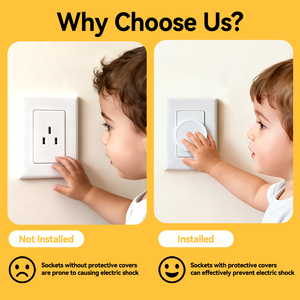 Cache-<span class=keywords><strong>prise</strong></span> de <span class=keywords><strong>sécurité</strong></span> pour bébé, protection enfant, couvre-prises, prises de courant standard US - Product Image 6