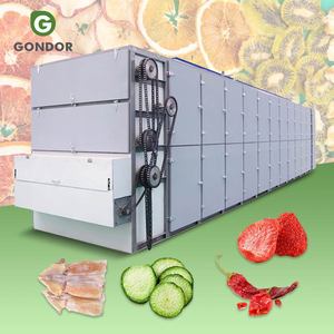 Ligne de production de déshydrateurs et sécheurs à convoyeur pour chips de pomme de terre, chips de fruits, pâtes aux fruits, fruits, luzerne et produits à base de cardamome - Product Image 1