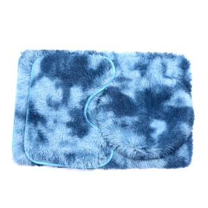 OEM ODM Ensemble <span class=keywords><strong>de</strong></span> tapis <span class=keywords><strong>de</strong></span> toilette en polyester coloré personnalisé Salle <span class=keywords><strong>de</strong></span> <span class=keywords><strong>bain</strong></span> 3 pièces - Product Image 5