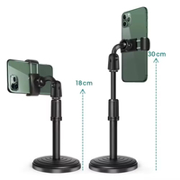 Soporte Universal Multifuncional de Alta Calidad para Teléfono Celular, Base Impermeable para Escritorio, Soporte para Móvil, Material ABS, Grabación de Video