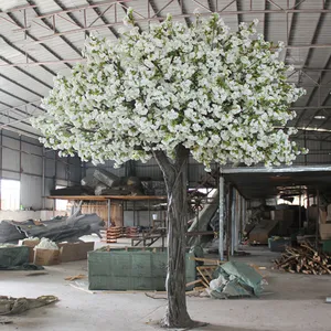 結婚式や装飾レストランのための背の高い8フィート10フィートの人工桜の木フェイクピンクの桜の木