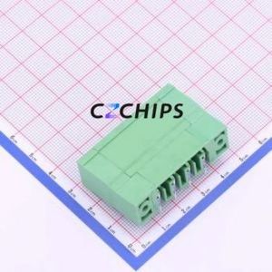 KF2EDGSRM-7.62-4P Plug-in Terminal Block Bent Lead Through Hole,P=7.62mm Board-to-Board / Socket Closed Screw Fixing 1x4P 7.62mm - Product Image 2