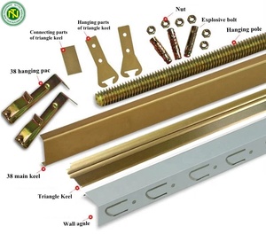 Plafonds en aluminium pour bureaux, imperméables, perforés, en plaques de plâtre, système 600x600, plafonds modernes, nouveau modèle - Product Image 1