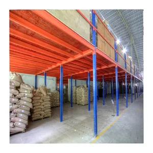 Special Designed Heavy Load Mezzanine Floor Convenient Operation Mezzanine Floor System Adjustable Steel Mezzanine Rack