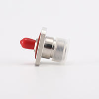 Conectores Coaxiales RF Impermeables IP68 de Alta Calidad, Adaptador Hembra N a Hembra SMA, 25 Cuadrados, 50 Ohmios, Adaptador de Brida de 3.5 mm, DC-11 GHz