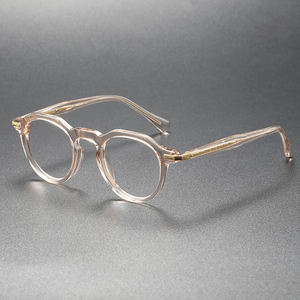 Gafas de Sol con Marco Cuadrado de Metal de Titanio de Diseño Clásico y Moderno 221, Gafas Ópticas al por Mayor para Hombre y Mujer con Lentes de Acetato - Product Image 1