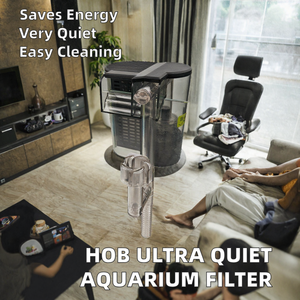 <span class=keywords><strong>Filter</strong></span> Akuarium Plastik Ultra Senyap HOB Power Modern 220V dengan Spons Bio & Pompa Oksigen, Pengatur Aliran, Kotak untuk Tangki - Product Image 2