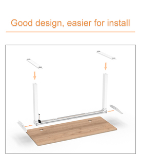 Bàn văn phòng Chiều cao có thể điều chỉnh Bàn nâng cho công việc Pad Chuột Lớn, máy tính Màu Đen máy tính bàn chơi Game bàn điện 160 cm - Product Image 5