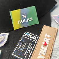 Fournisseur d'étiquettes en PVC, Patchs en caoutchouc personnalisés avec logo 3D en relief à coudre, Badges en silicone pour vêtements, vestes, sweats à capuche, sacs