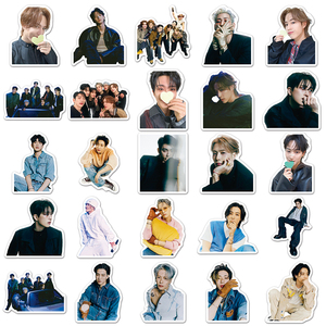 สติกเกอร์ตกแต่งเคสมือถือ แล็ปท็อป 50 ชิ้น ลายวงบอยแบนด์ <span class=keywords><strong>GOT7</strong></span> สไตล์เท่ห์ แฟชั่น ทันสมัย สำหรับโปรโมชั่นโรงงาน - Product Image 4