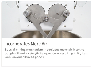 Bánh Mì bột kneader xoắn ốc trộn thương mại bột trộn Thiết bị làm bánh đôi cánh tay bột trộn bánh pizza bột - Product Image 3