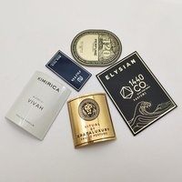 Stiker Relief 3D Logam Aluminium dengan Nama Logo Custom 2026, Badge Besi untuk Label Kemasan Botol Parfum