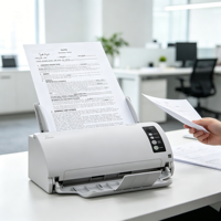 Scanner de documents de bureau professionnel F-ujitsu Fi-7030 A4 CIS couleur recto-verso 600 dpi USB en stock