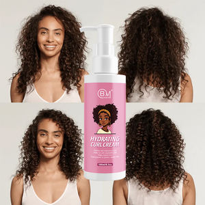 Tùy chỉnh hữu cơ làm mềm phi Curl cuộn dây sóng độ ẩm tăng cường Curl xác định kem cho tóc tự nhiên - Product Image 1