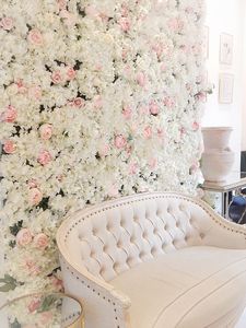 Tissu de lilac en coton rose, toile de fond de décoration de mariage, panneaux roses, suspension arrière, grand mur métallique, mur de fleurs artificielles 3d, bon <span class=keywords><strong>prix</strong></span> - Product Image 6