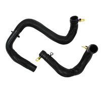 1 pièce de tuyau de refroidissement de radiateur supérieur et inférieur compatible avec Jeep Wrangler 3.6L V6 2012-2018 OE 55111395AE 55111394AC