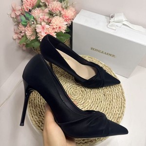 Elegant Manufacturer Shoes 10CM Stiletto Pointed Toe Bow Tacones Sexy Women's High Heels - Product Image 5