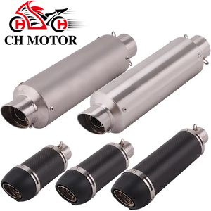 Silencieux d'échappement universel pour moto 51 mm, échappement moto pour Kawasaki Er6n Sv650 <span class=keywords><strong>Z800</strong></span> R1 Cb650f Cb1000r Cbr250r - Product Image 1