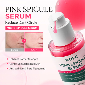 Sérum à spicules roses KOEC, vitamine B12, essence à <span class=keywords><strong>micro</strong></span>-aiguilles pour lisser, hydrater, éclaircir, réparation intensive de la peau - Product Image 2