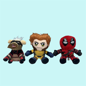 Nouvelles peluches <span class=keywords><strong>Deadpool</strong></span>, peluches Wolverine, poupées, coussins en peluche, figurines de personnages de jeux, films et anime, jouets de dessin animé, stock d'usine personnalisé - Product Image 3