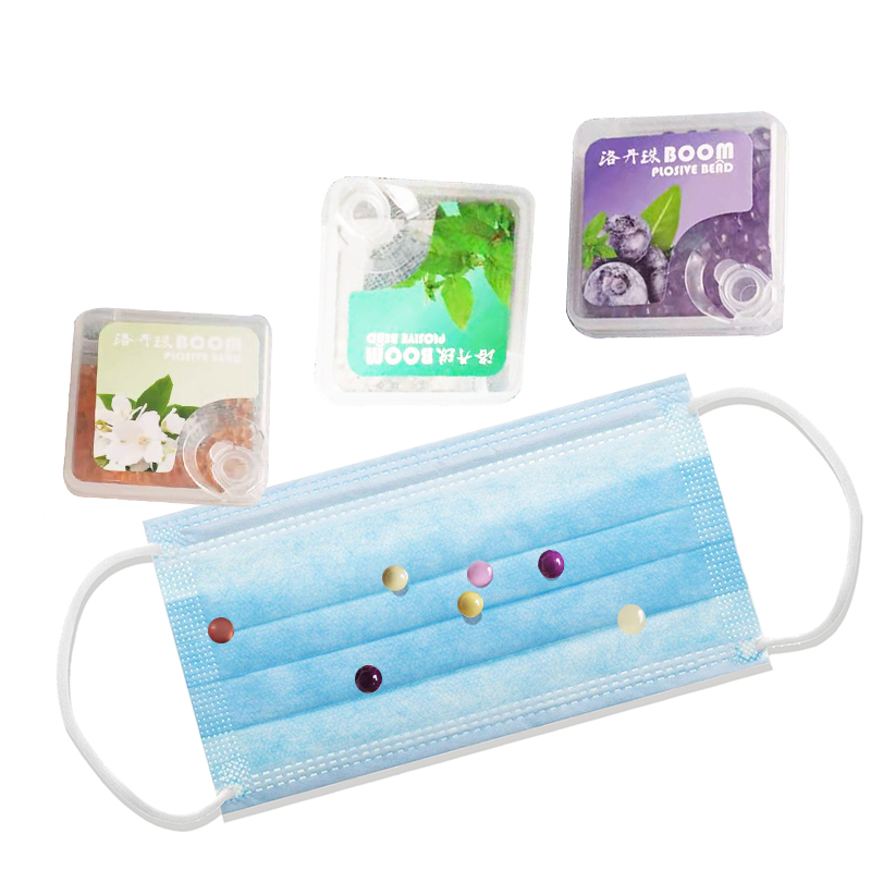 Оптовая продажа с завода, запатентованный дизайн, 3,25 мм, разные ароматы, одноразовые бусины POP Burst для освежающего дыхания лица