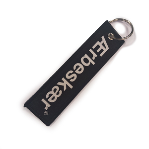 พวงกุญแจสแตนเลสปักผ้าแบบกำหนดเองส่วนบุคคล - Product Image 4