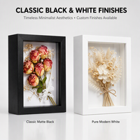 Cadre de présentation en gros pour bouquets de fleurs 3D, 5x7 8x10, à poser sur table et à accrocher au mur