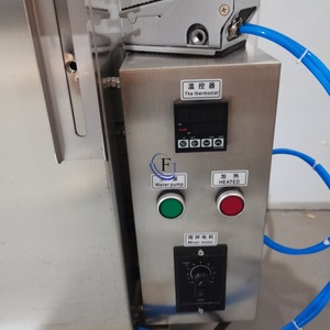 Machine de remplissage pneumatique semi-automatique à piston pour crème cosmétique, pâte, cire chaude, bougie et <span class=keywords><strong>paraffine</strong></span>, avec fonction de chauffage et de mélange - Product Image 6