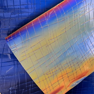 Chromatic Faux <strong>Python</strong> Leather Vinyl Fabric Embossed Pattern Purse Making Accessories <strong>for</strong> Handbags Sofas Garments PU Material - Product Image 2