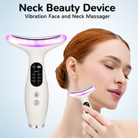 Appareil de beauté portable anti-âge 2025 pour le visage et le cou, microcourant raffermissant, en ABS et acier inoxydable, pour la réduction des graisses et le lifting