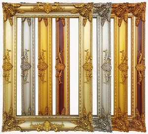 <span class=keywords><strong>Cadre</strong></span> <span class=keywords><strong>Photo</strong></span> Support <span class=keywords><strong>Cadre</strong></span> <span class=keywords><strong>Photo</strong></span> pour Peinture Or Antique Classique Bois <span class=keywords><strong>Baroque</strong></span> Grand Orné En Bois Vintage Argent Personnalisé - Product Image 1