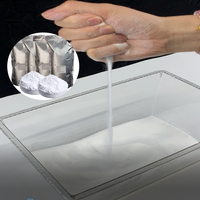 Poudre thermofusible fine EiZYCUT DTF 80 µm en polyuréthane blanc, point de fusion 105-120 °C, temps de collage 10-15s, échantillon gratuit pour impression