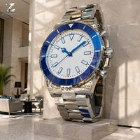Grande sculpture de montre-bracelet en acier inoxydable poli pour centre commercial, hôtel, place publique, exposition d'art commercial