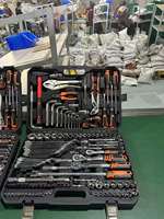 Caja de Herramientas Multifuncional para el Hogar, 142 Piezas, 142+2 Piezas, 129 Piezas, Caja de Herramientas Manuales, Caja de Herramientas para Reparación de Automóviles, Precio de Fábrica