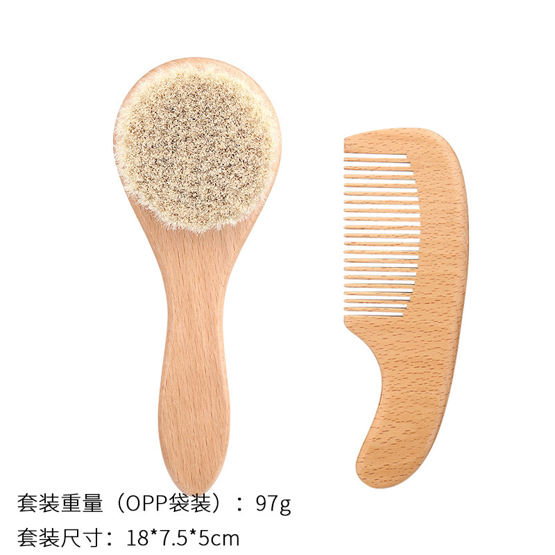 Brosse en bois 2pcs du hêtre 14 # par ensemble
