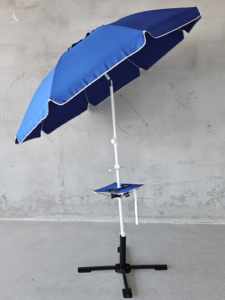 Sombrilla de Playa Moderna de Acero de 2 m, Impermeable y Anti-UV, con Portavasos para Uso en Hoteles y Muebles de Exterior, DC-BU-022, Longitud 2 m - Product Image 6