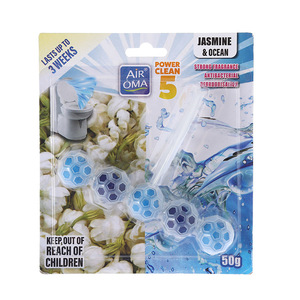 <span class=keywords><strong>OMA</strong></span> Air Hanging Toilet Ball Blue Spirit Bubble Desodorante Detergente Anti-Scale Descontaminación Hecho de plástico - Product Image 4