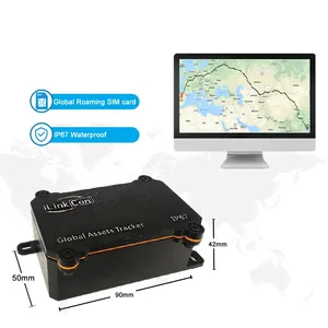 iLinkCon工作5年全球资产 (免费全球SIM) 传感器全球定位系统跟踪器货物跟踪装置